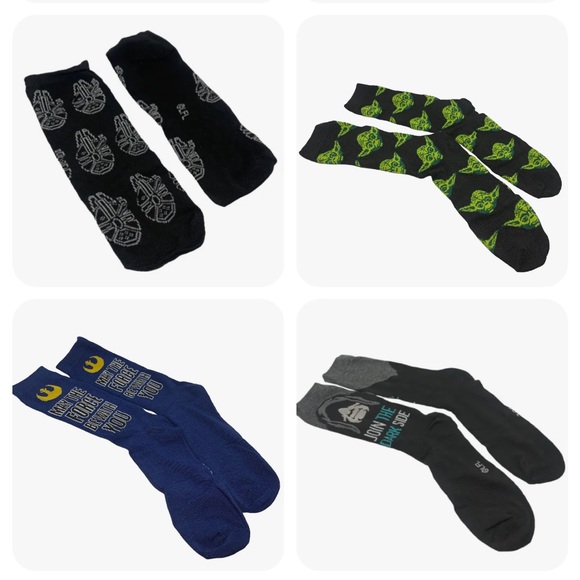 Mens Size 6-12 Star Wars 12 Days of Socks - Picture 6 of 7